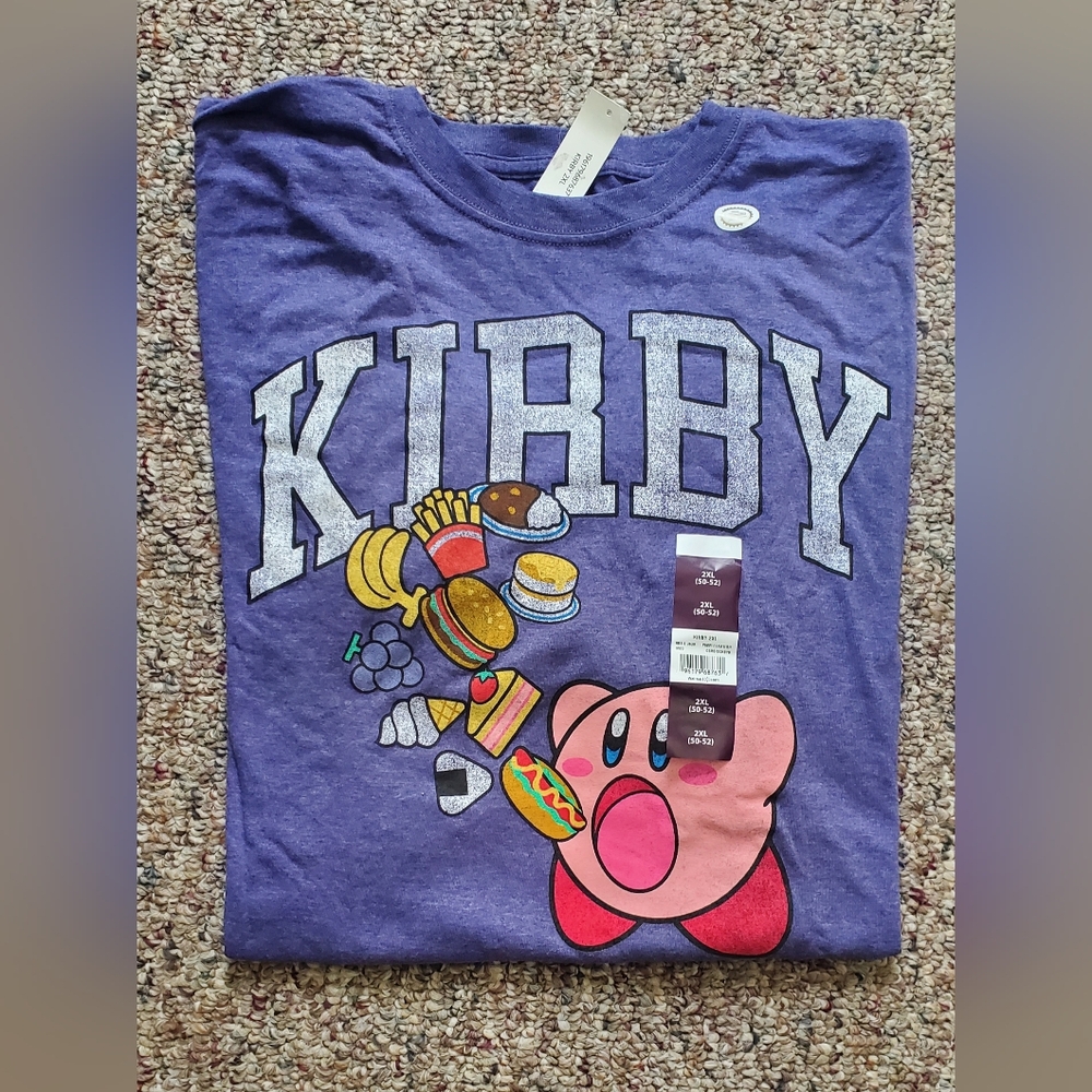 Nintendo Kirby Men Nostalgia Tshirt